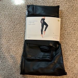 NWT A New Day faux leather leggings